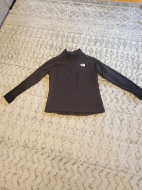 The North Face Black Mock Neck Pullover